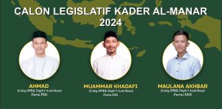 caleg DPRK Aceh Besar dari alumni Pesantren Al Manar