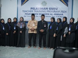 Pesan Inspiratif Ust. Awaluddin, S.Pd.I, G.r, M.Pd dalam Penataran Guru Baru di Pesantren Modern Al Manar