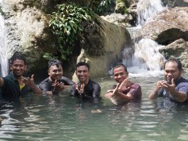 Refreshing Bersama Pengurus Pesantren Al Manar di Pemandian El Naja