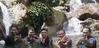 Refreshing Bersama Pengurus Pesantren Al Manar di Pemandian El Naja