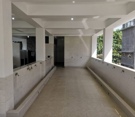 Tempat Wudhu' dan Toilet Baru Masjid Al Manar Mulai Difungsikan