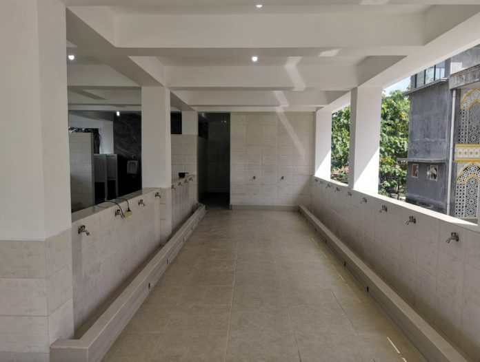 Tempat Wudhu' dan Toilet Baru Masjid Al Manar Mulai Difungsikan