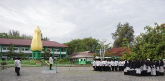 Apel Bulanan Awali Kegiatan Pasca Idul Fitri di Pesantren Al Manar