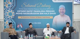 Menteri Besar Kelantan Malaysia, Lakukan Silaturahim ke Pesantren Al Manar