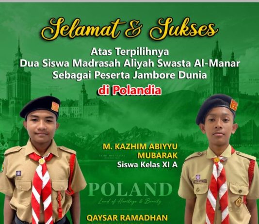 Kabar Gembira, Dua Santri Al Manar Aceh Lolos Seleksi Jambore Dunia Polandia 2027