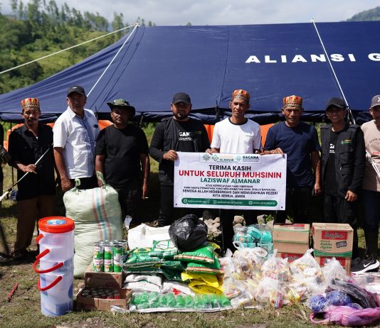 Peran Pesantren Al-Manar Tanggapi Banjir Aceh melalui Laziswaf dan SAGANA Salurkan Donasi Rp133.684.000