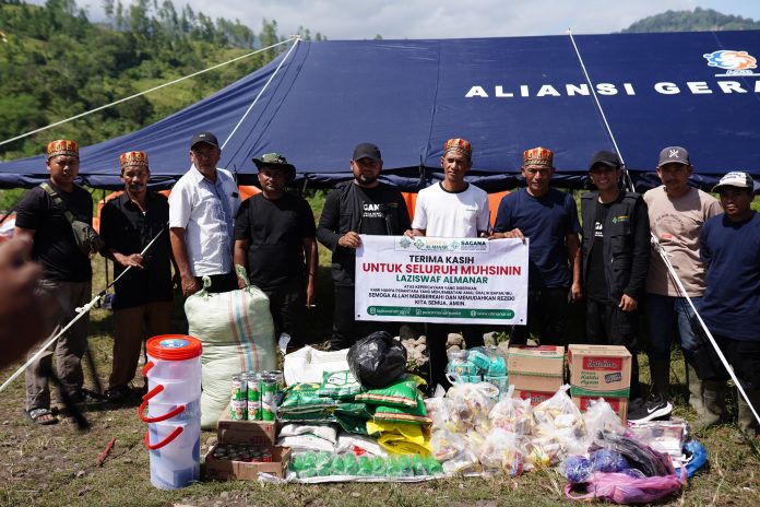 Peran Pesantren Al-Manar Tanggapi Banjir Aceh melalui Laziswaf dan SAGANA Salurkan Donasi Rp133.684.000